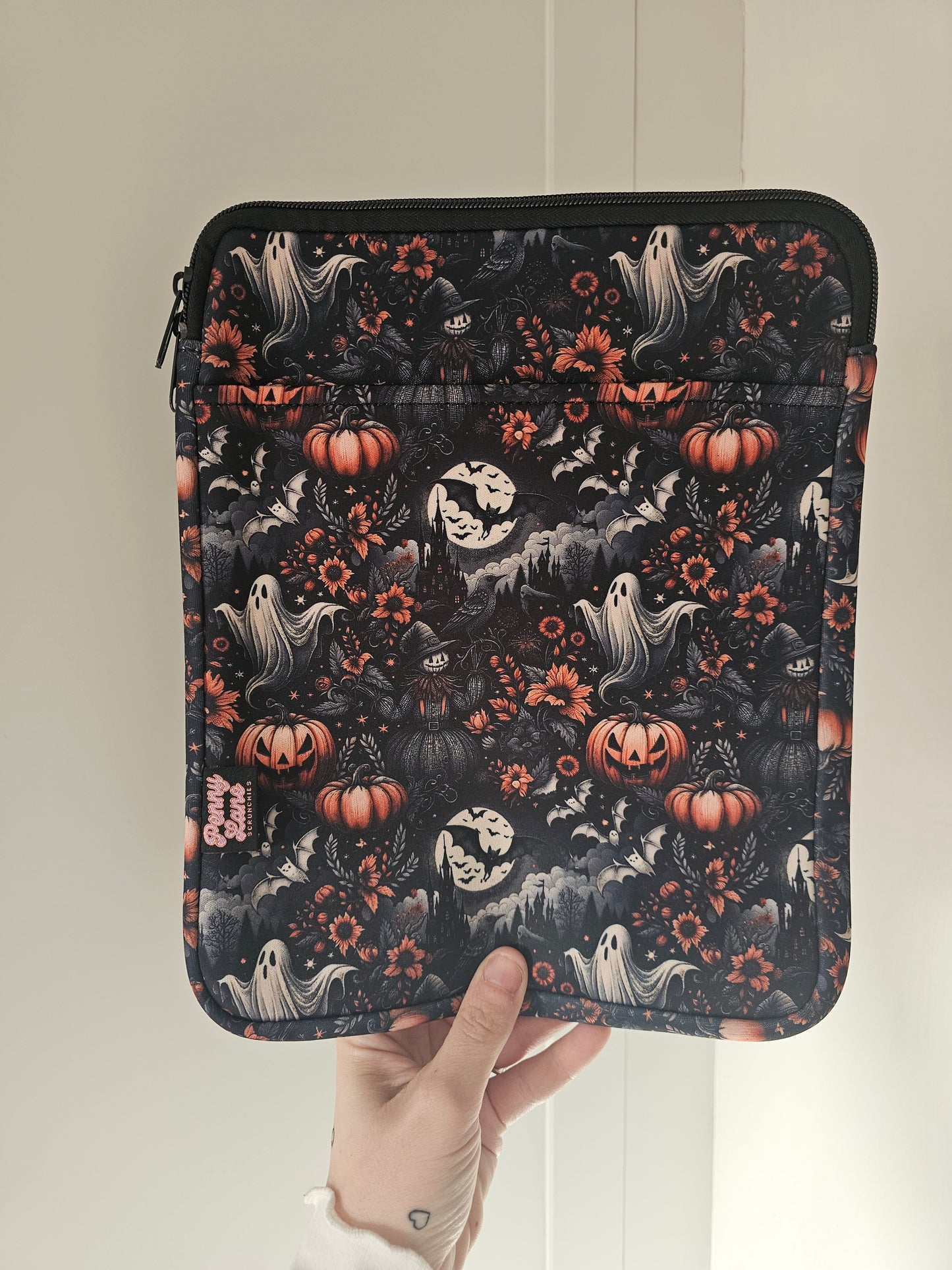 Ipad case, protective neoprene ipad sleeve with zip and pocket.