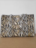 Beige Tiger Collection. Cotton, handmade tote bags