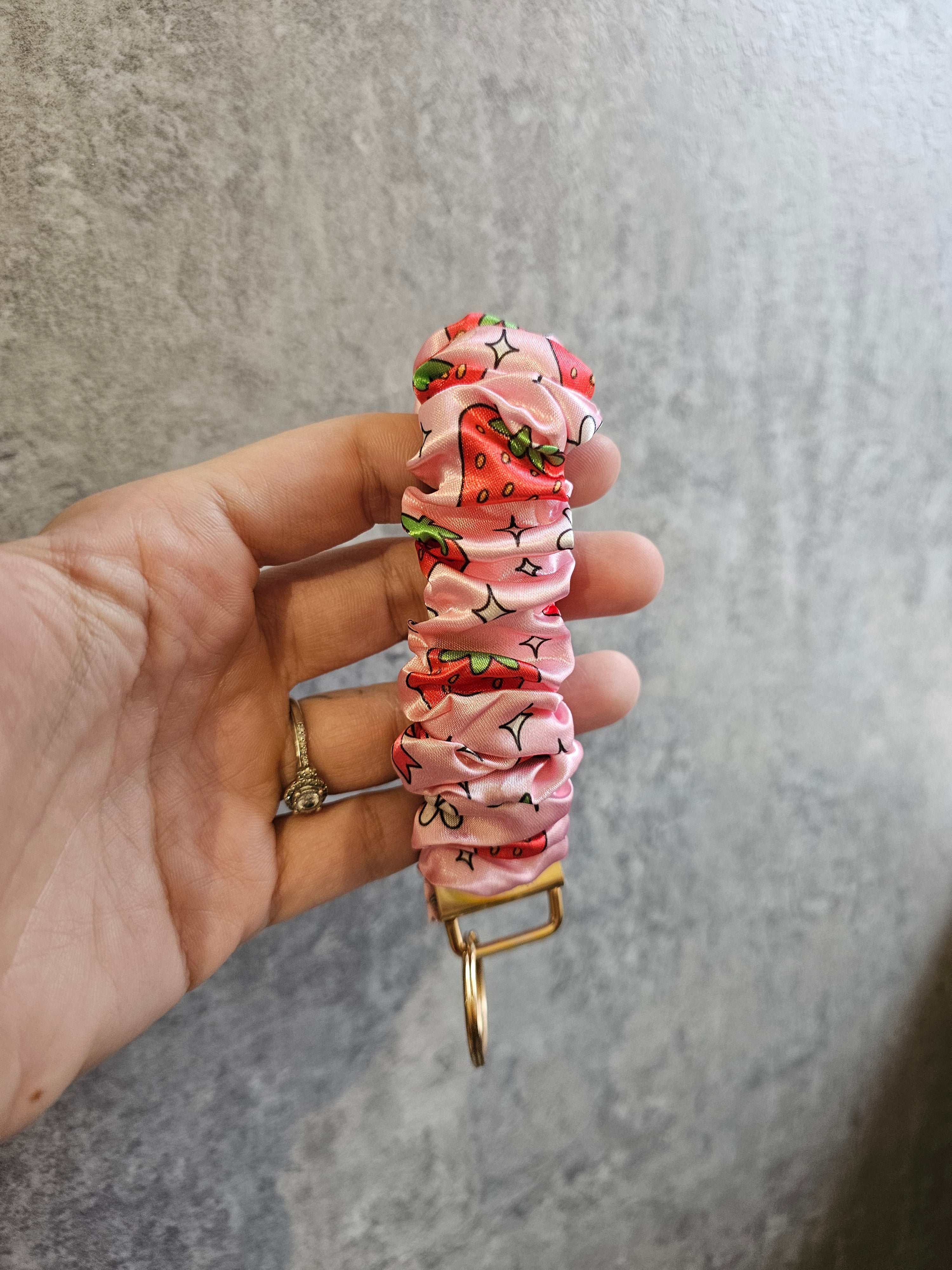 Scrunchie Keyring, New in designs