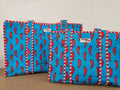 Blue Chilli Collection. Cotton, handmade tote bags.
