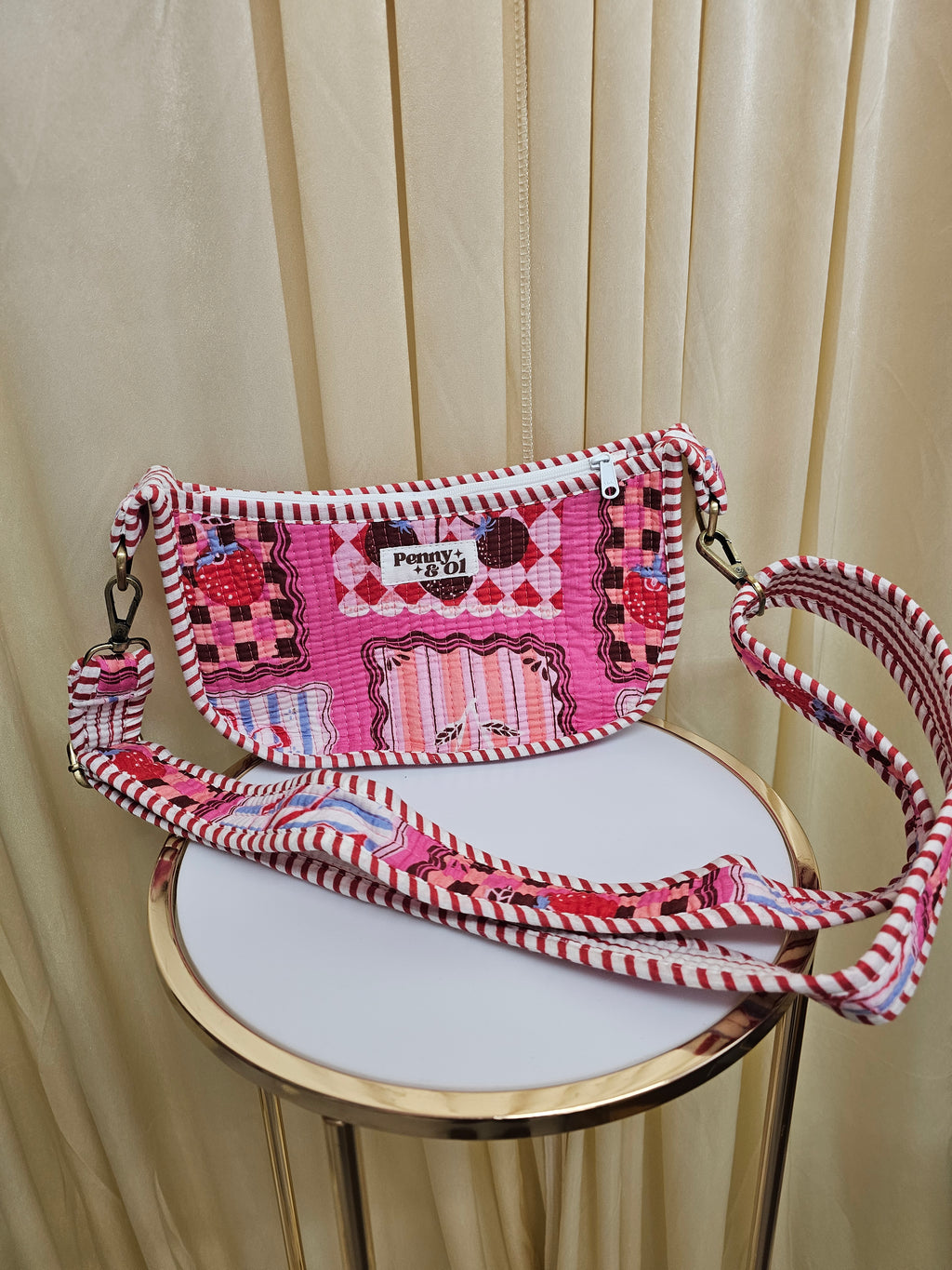 Berries & Bows Collection tote bags. Cotton tote bags all sizes.