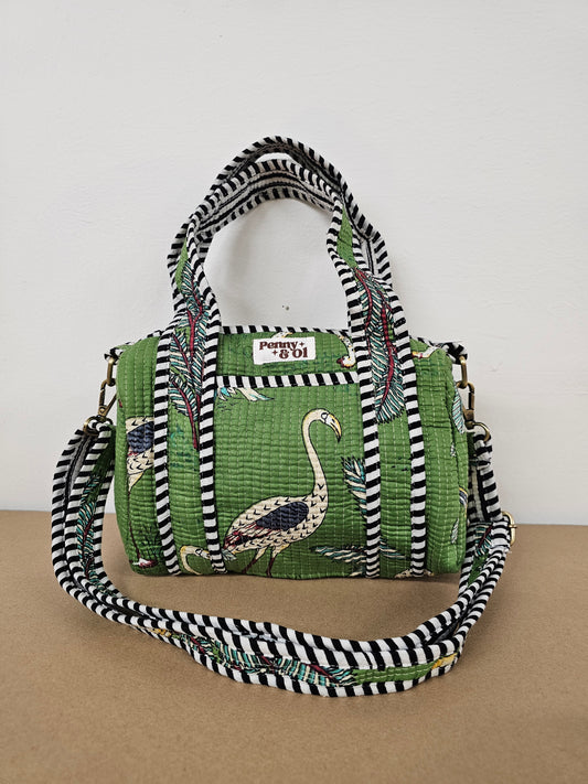 Jungle mini duffle bag, Cotton tote bags.