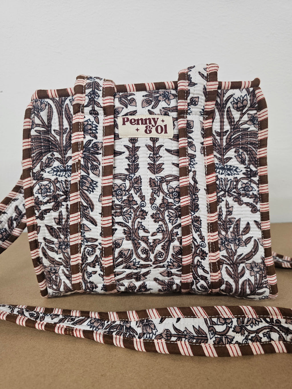 Woodland Bloom Collection. Cotton, handmade tote bags