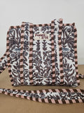 Woodland Bloom Collection. Cotton, handmade tote bags