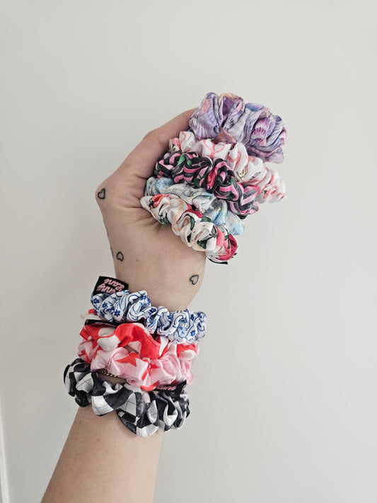 Mini Satin Hair Scrunchie, new designs