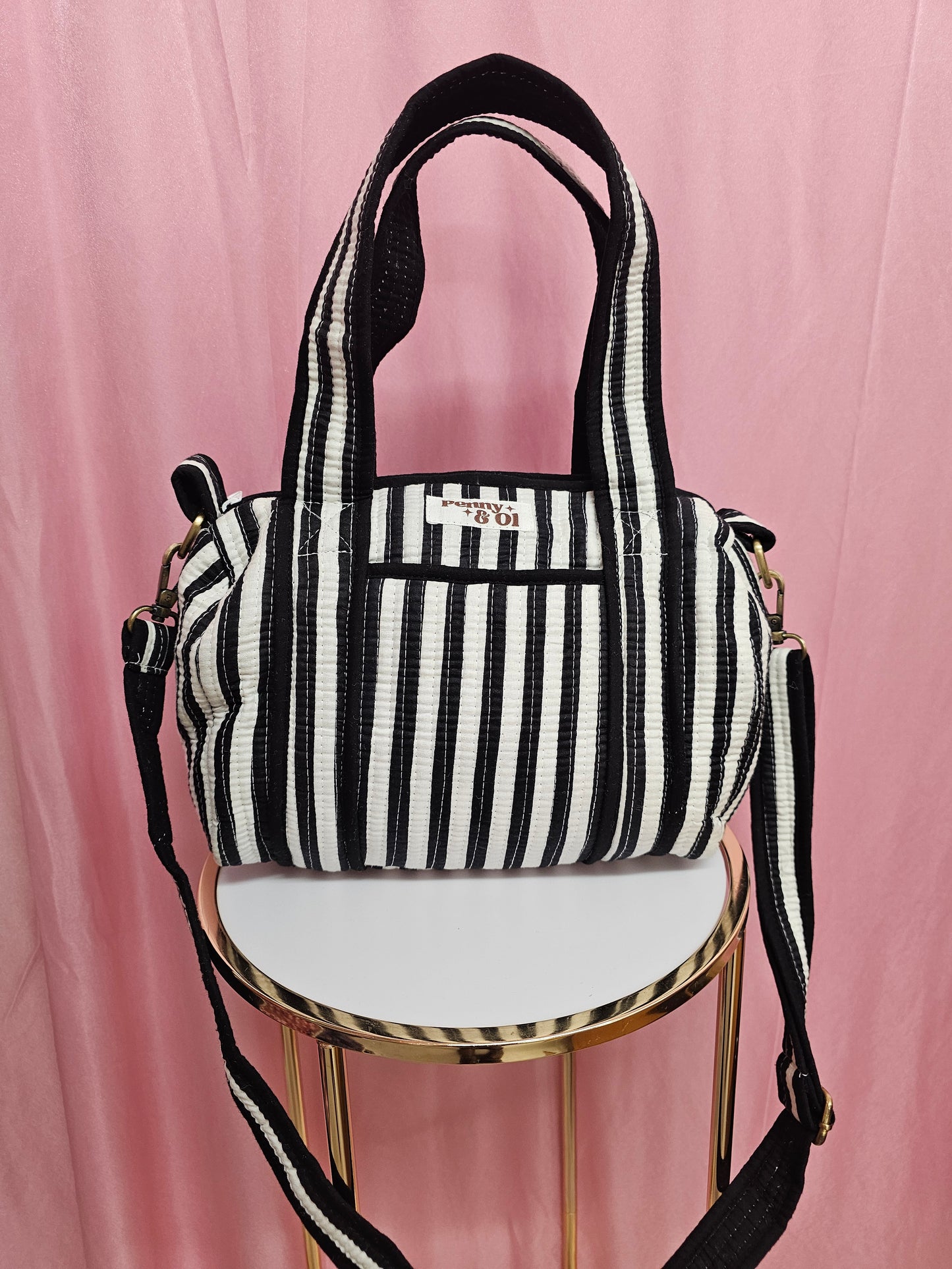 Black and white stripes collection, tote bags. Cotton tote bags all sizes.
