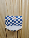 Checkerboard Waterproof Travel Zip Pouch - Penny & Ol