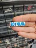 Boy mama shoe charm