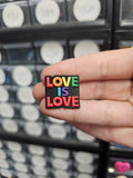 Love is love shoe charm
