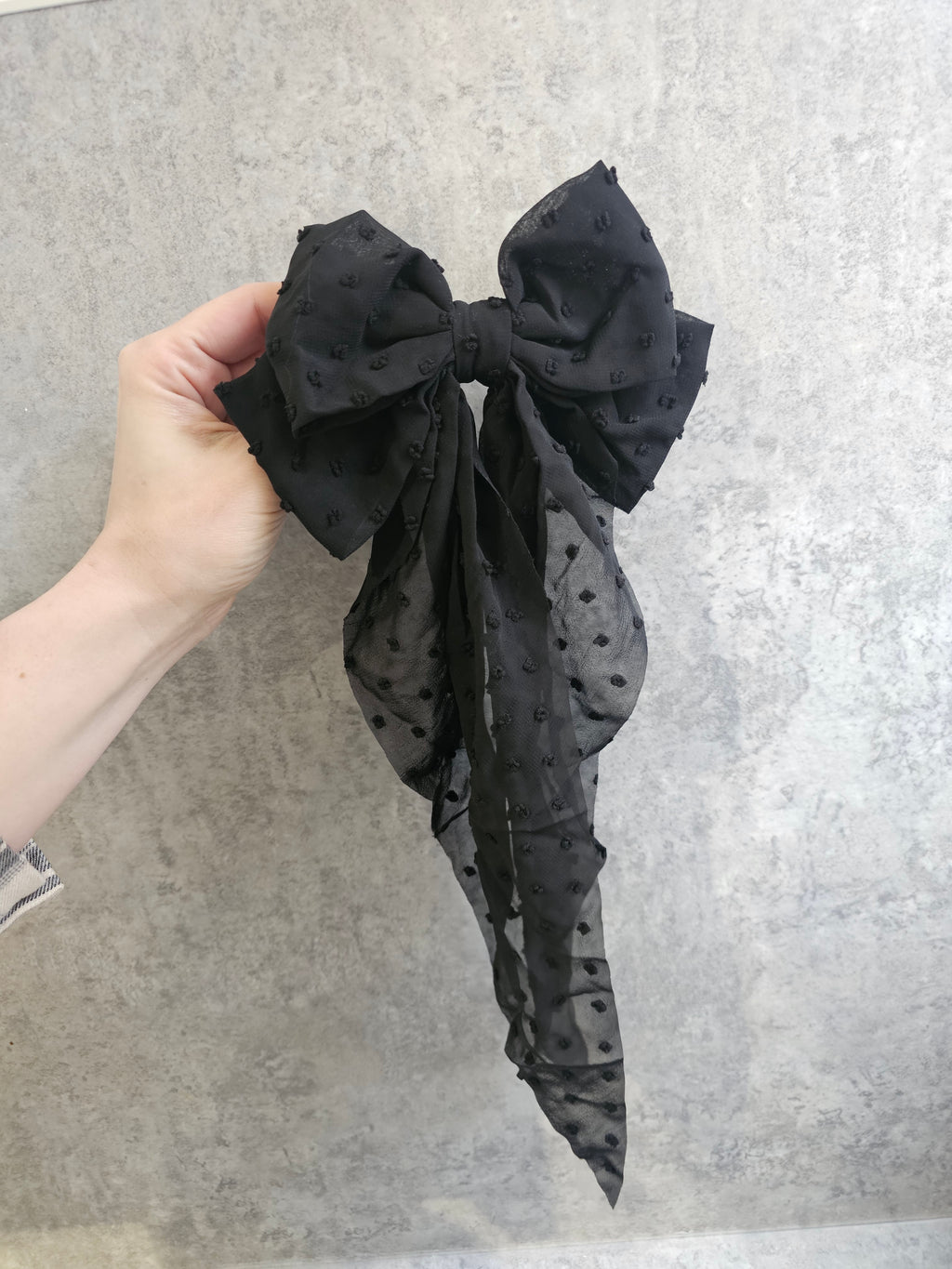 Chiffon hair bow
