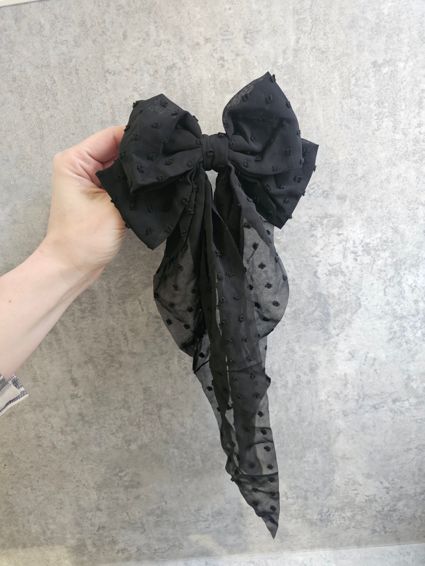 Chiffon hair bow