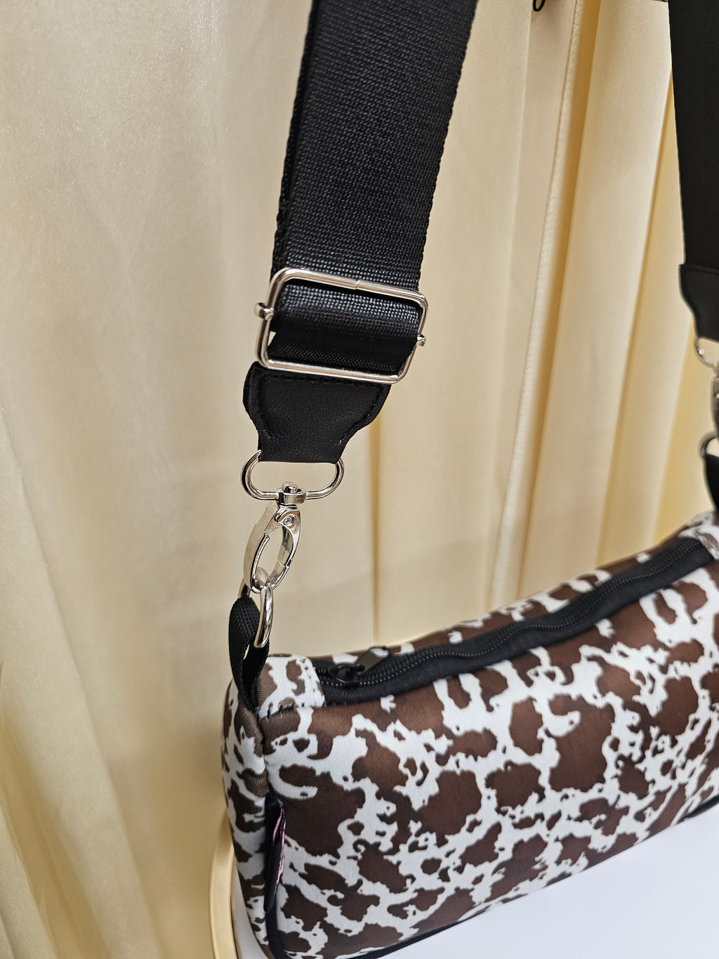 PLS Cross Body Bag, Extendable Strap, New in PLS neoprene handbag