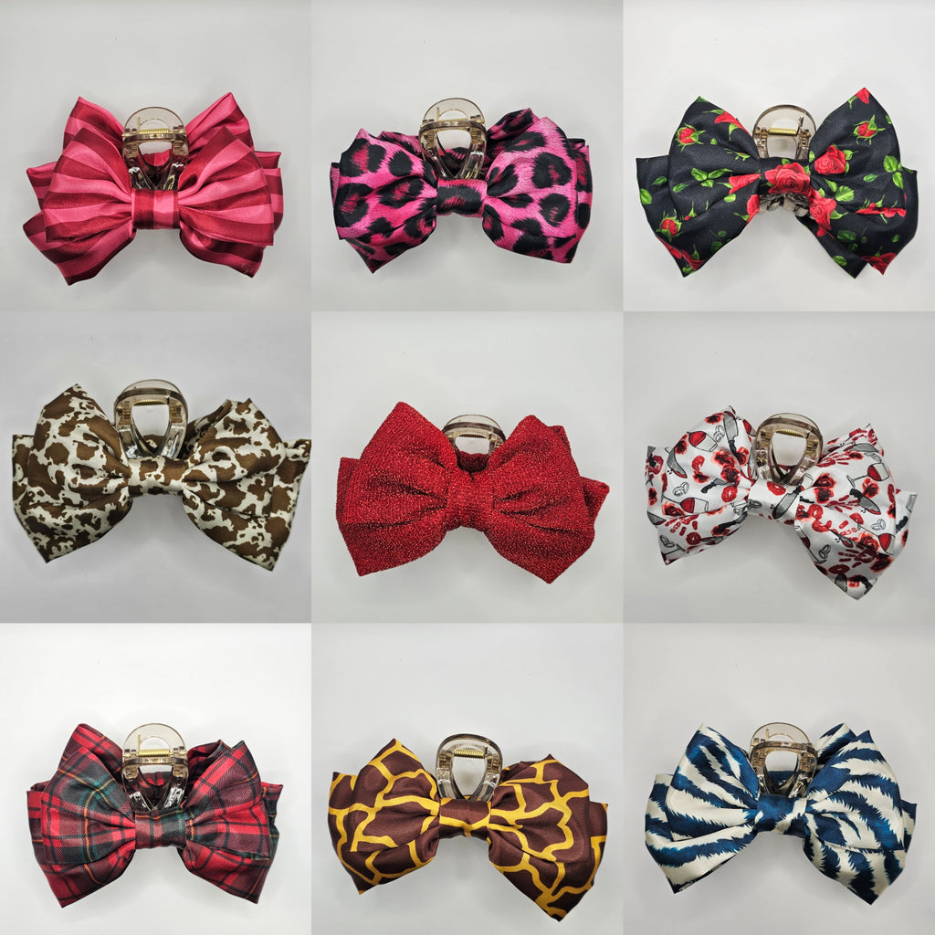 Fabric Claw Clip, Custom Made PLS Fabrics.