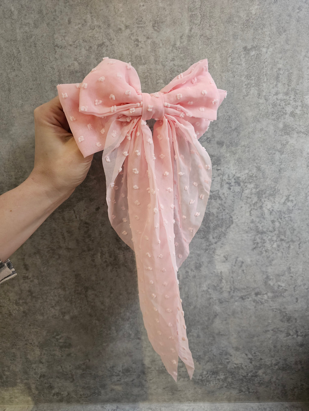 Chiffon hair bow