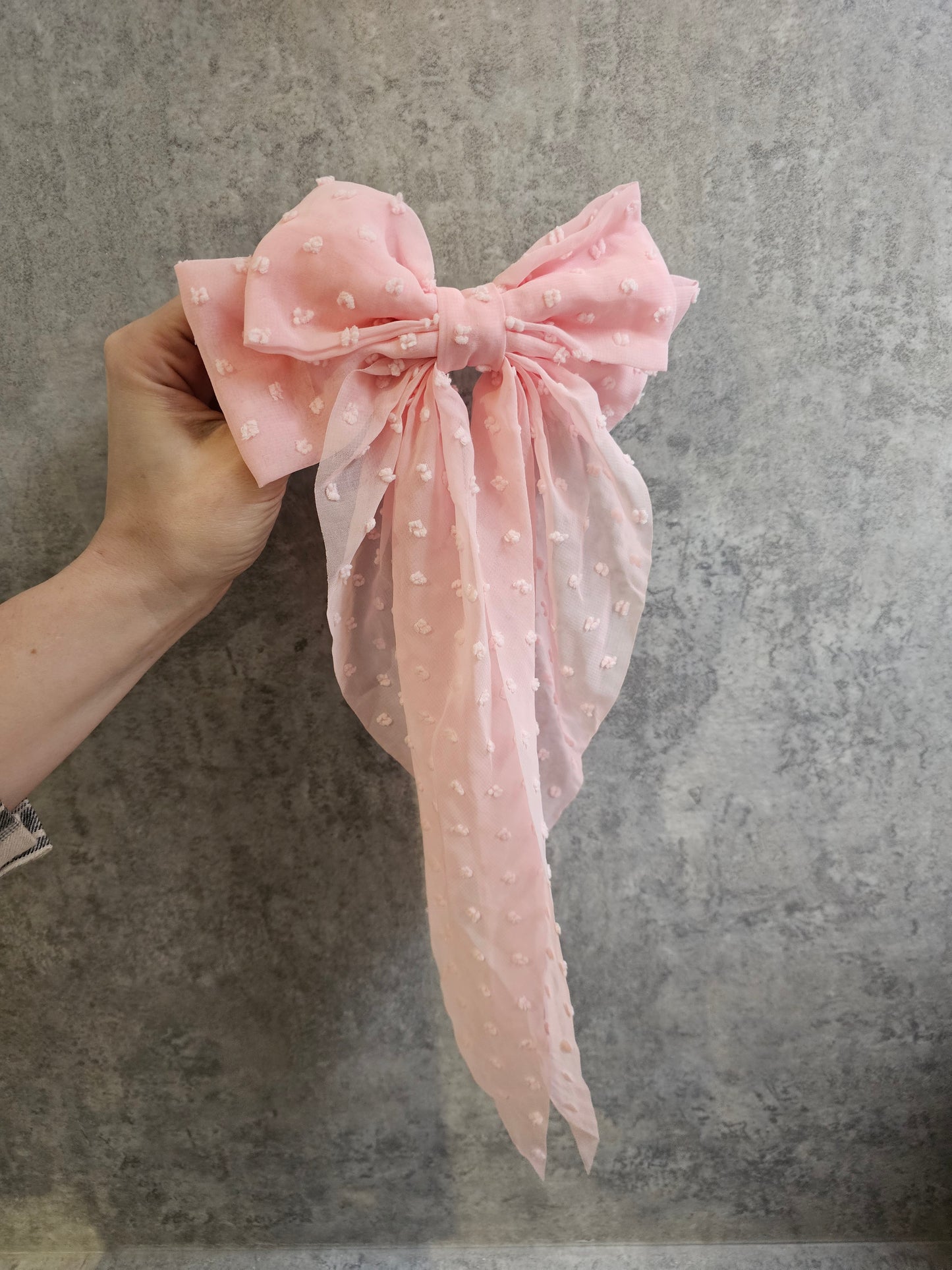 Chiffon hair bow