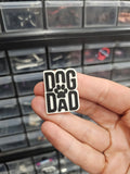Dog dad shoe charm
