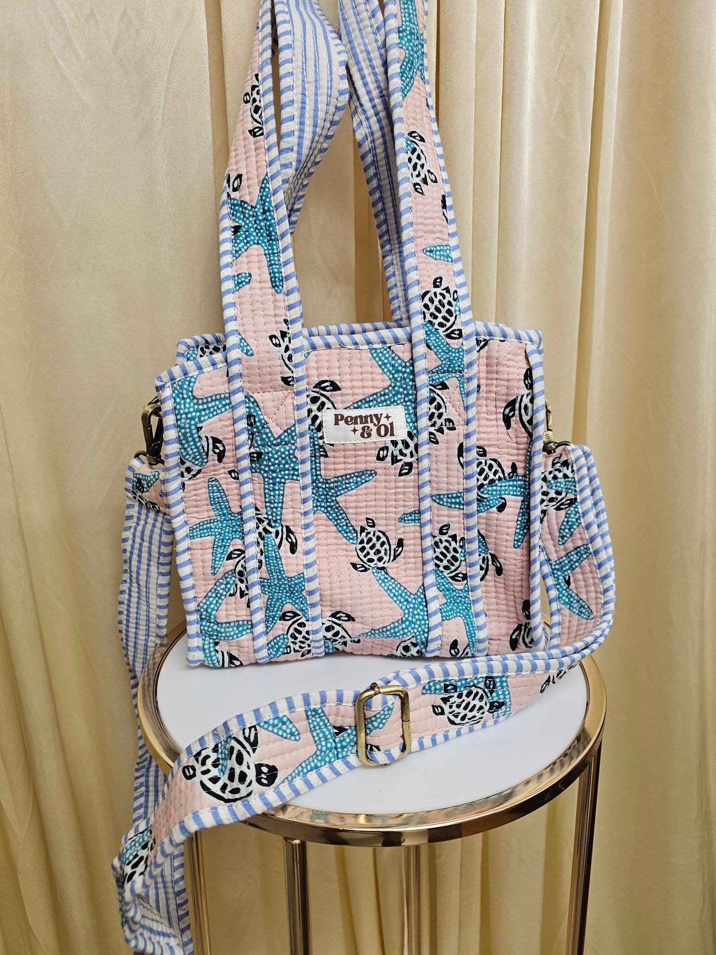 Turtle Bay collection, tote bags. Cotton tote bags all sizes.