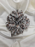 Western Paws Midi Satin Hair Scrunchie