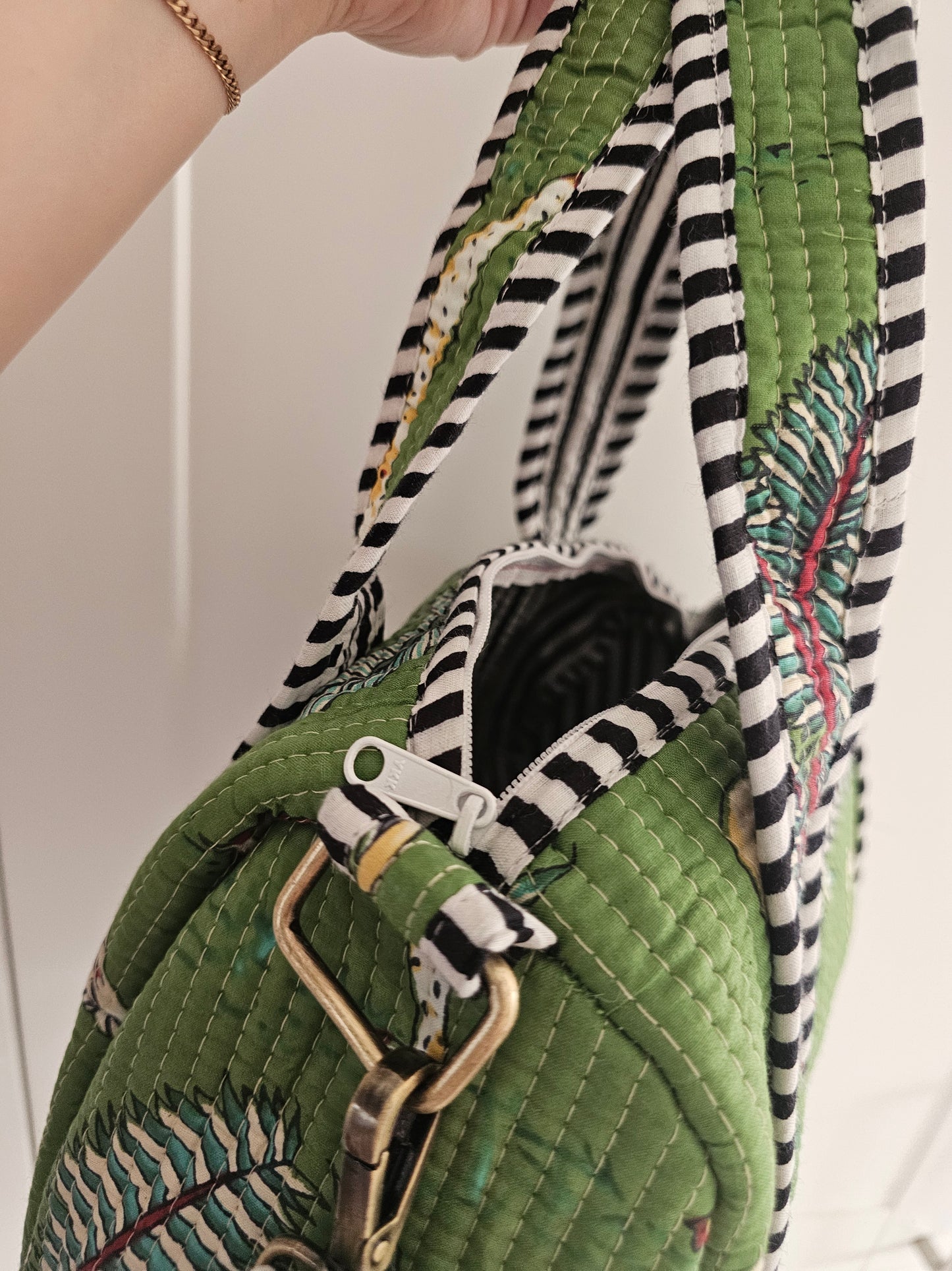 Jungle mini duffle bag, Cotton tote bags.