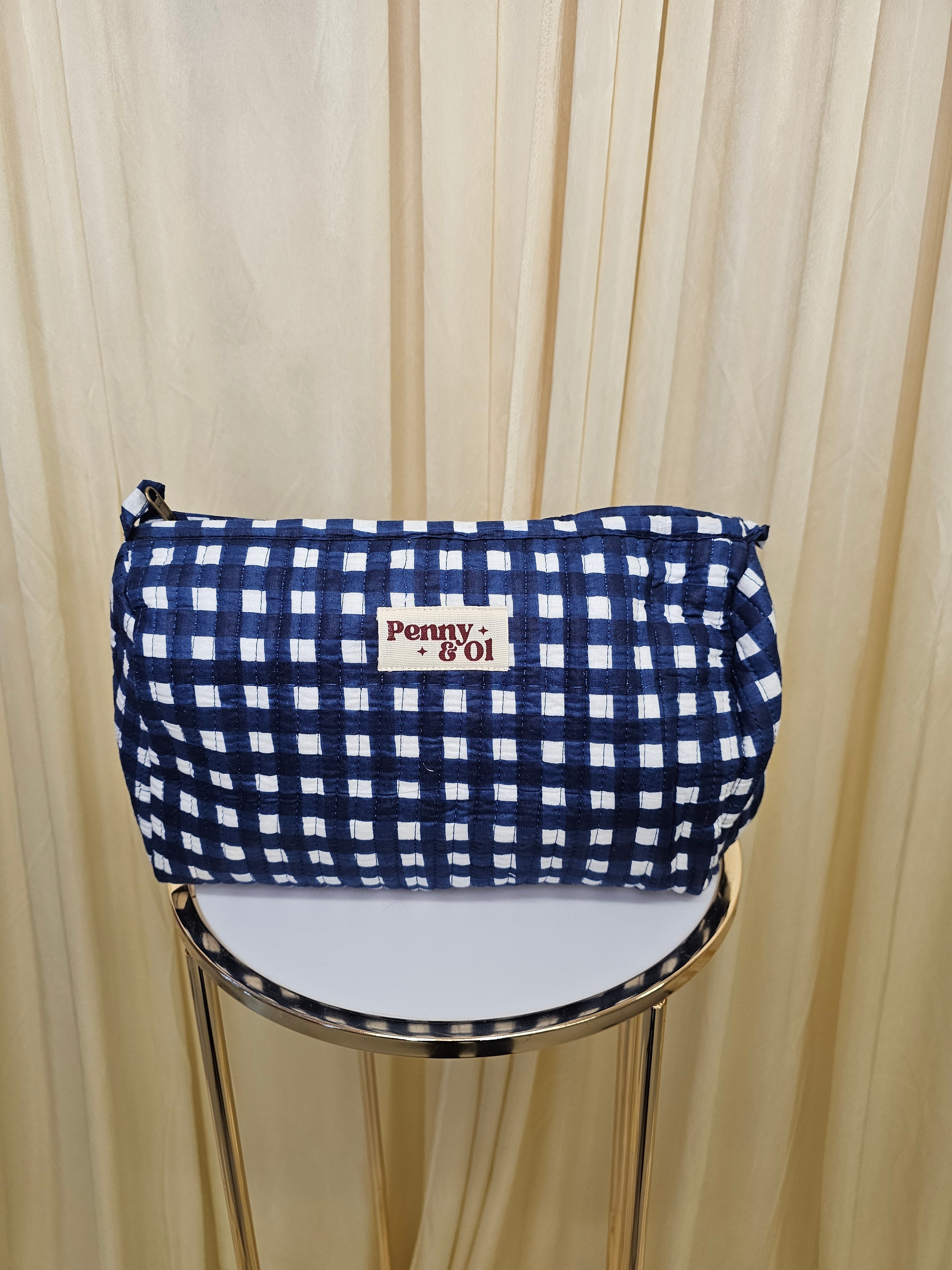 Waterproof Travel Zip Pouch - Penny & Ol - Tote Bag
