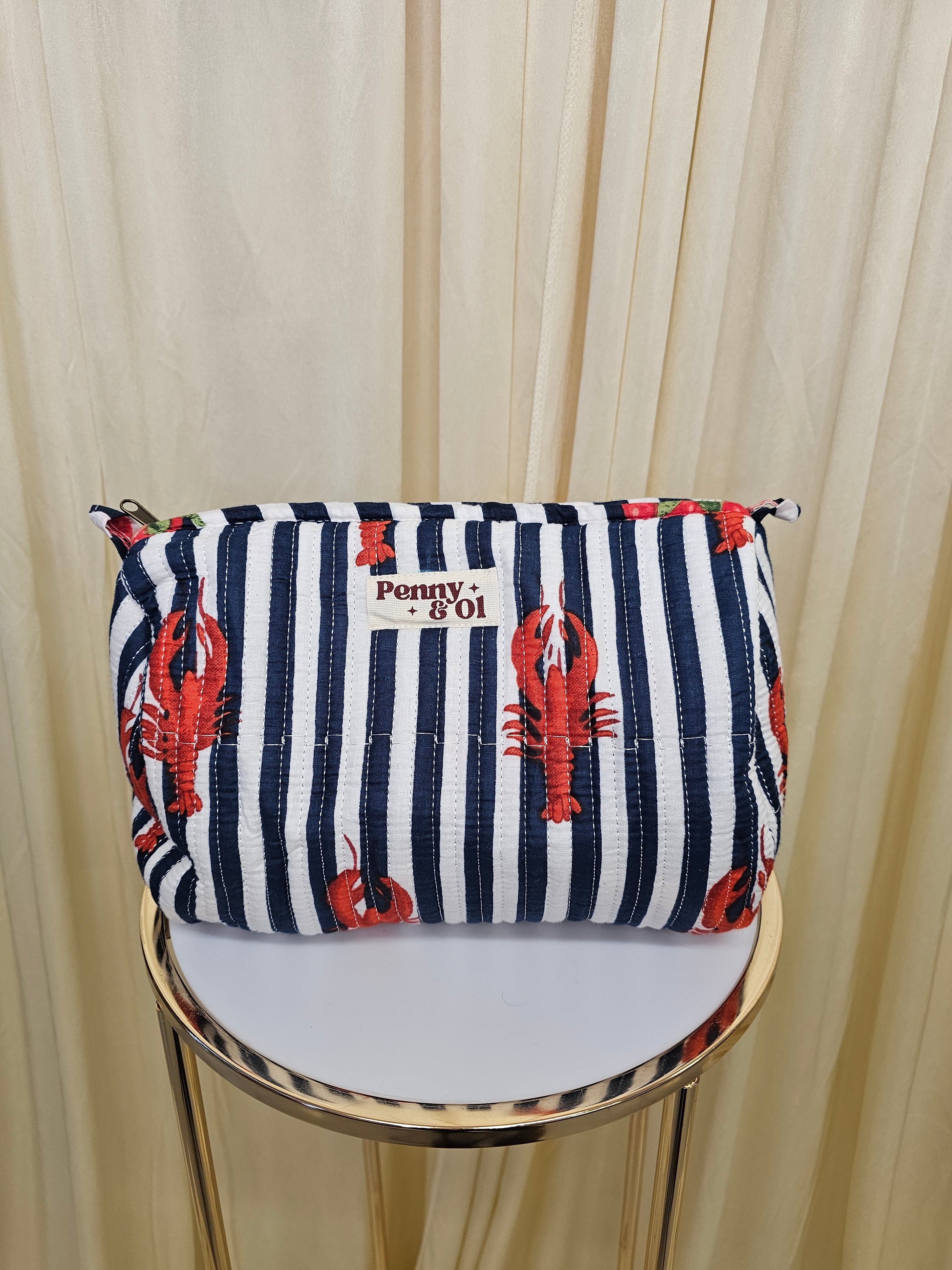 Waterproof Travel Zip Pouch - Penny & Ol - Tote Bag
