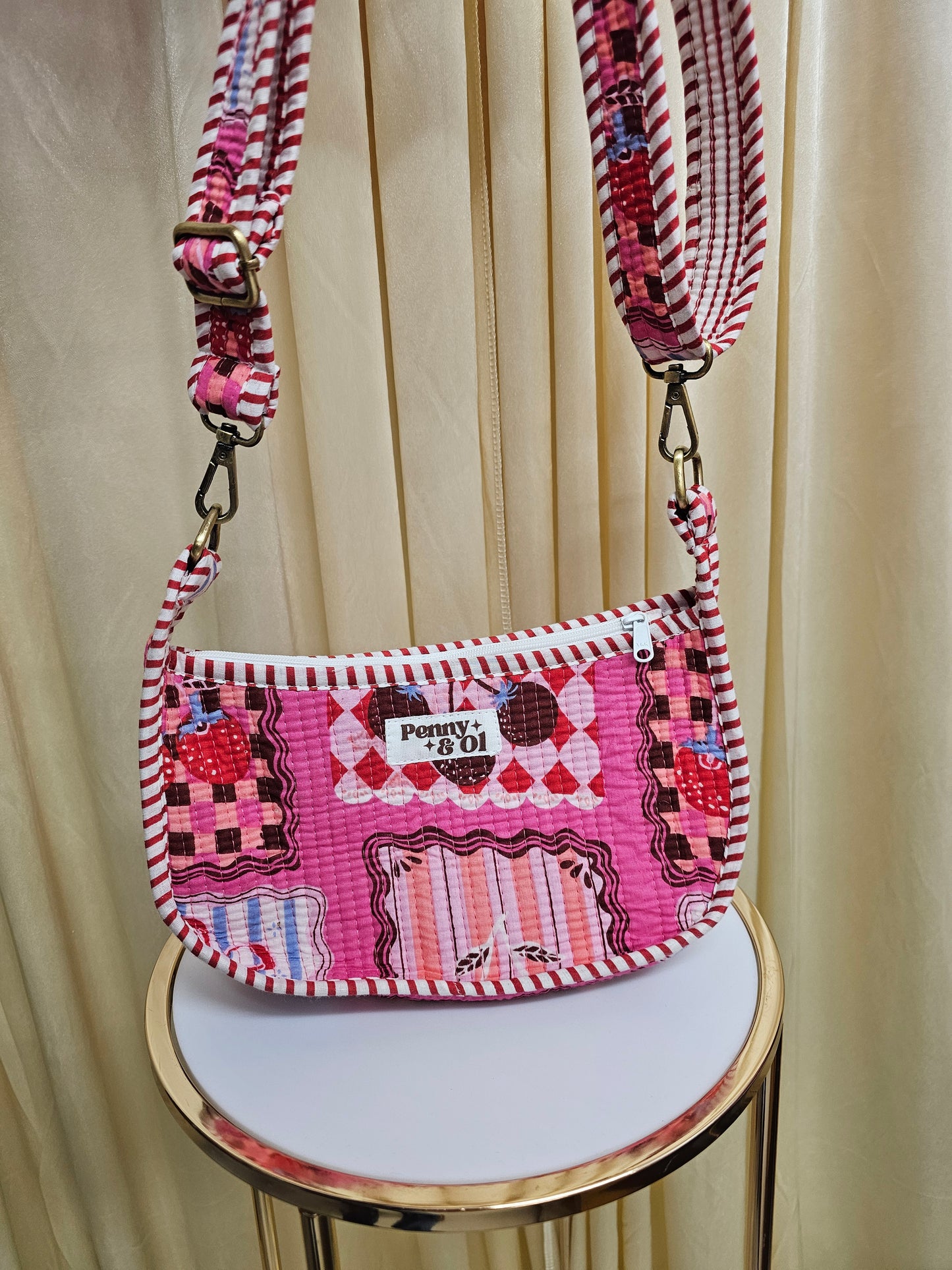 Berries & Bows Collection tote bags. Cotton tote bags all sizes.
