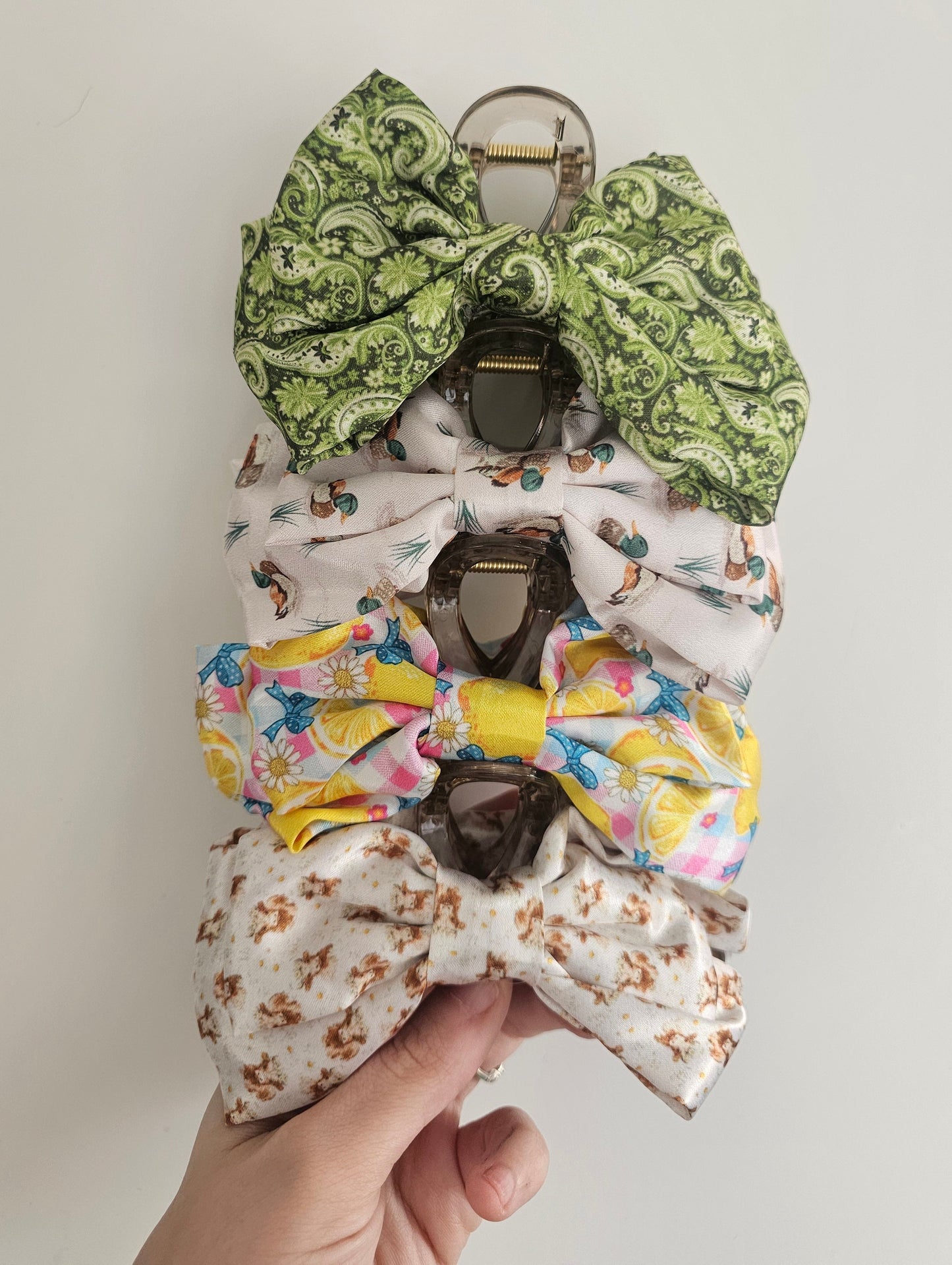 Fabric Claw Clip, Custom Made PLS Fabrics.