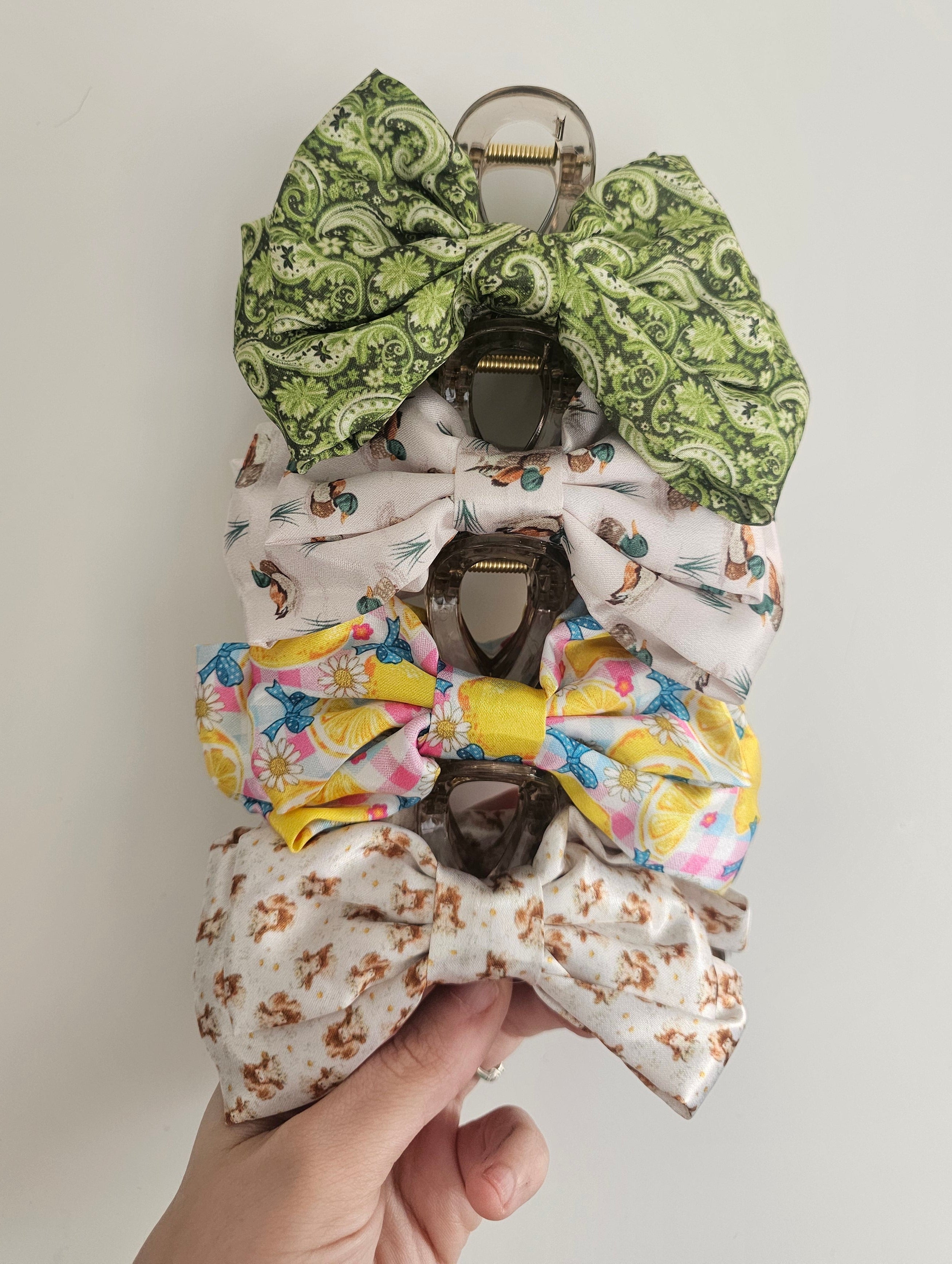 Fabric Claw Clip, Custom Made PLS Fabrics.