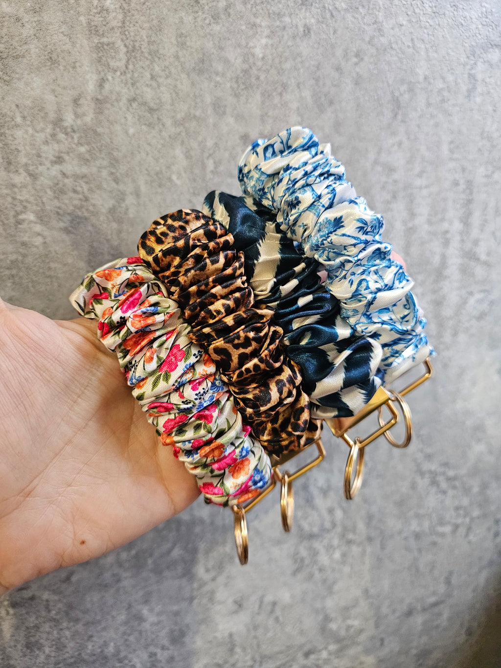 Scrunchie Keyring, New in designs