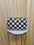 Checkerboard Waterproof Travel Zip Pouch - Penny & Ol