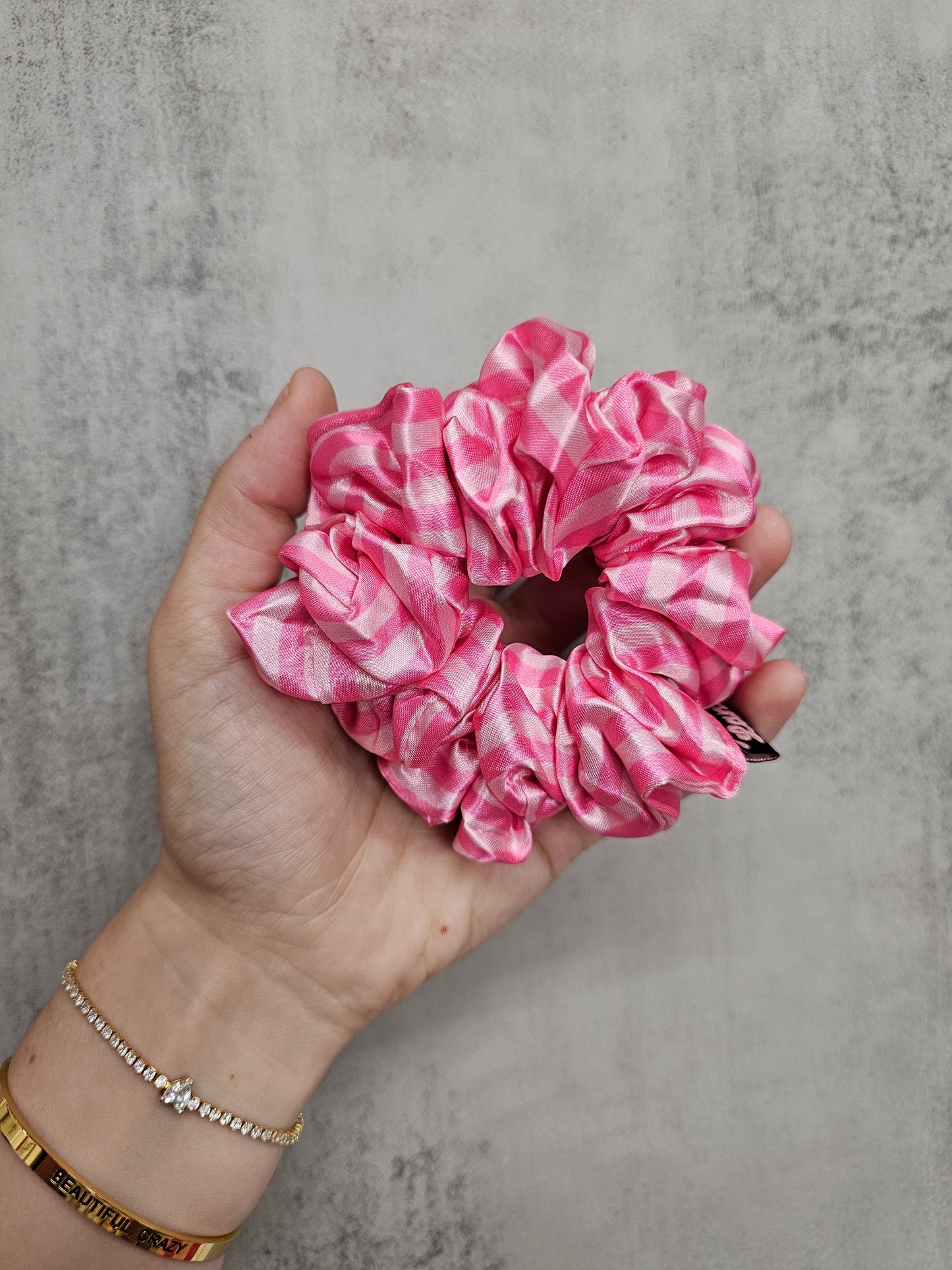 Sweet stripes Midi scrunchie