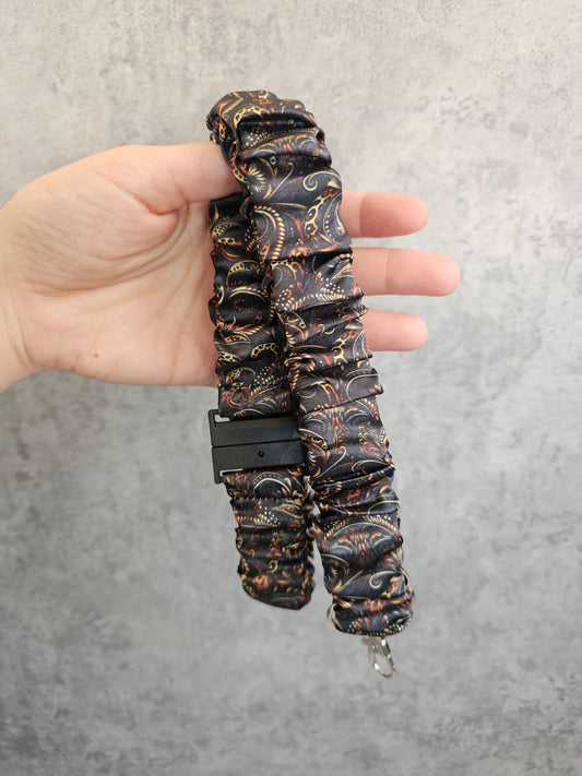 Feline Luxe Scrunchie Lanyard