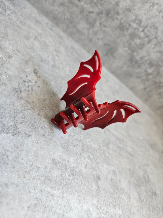 Red Bat Claw Clip