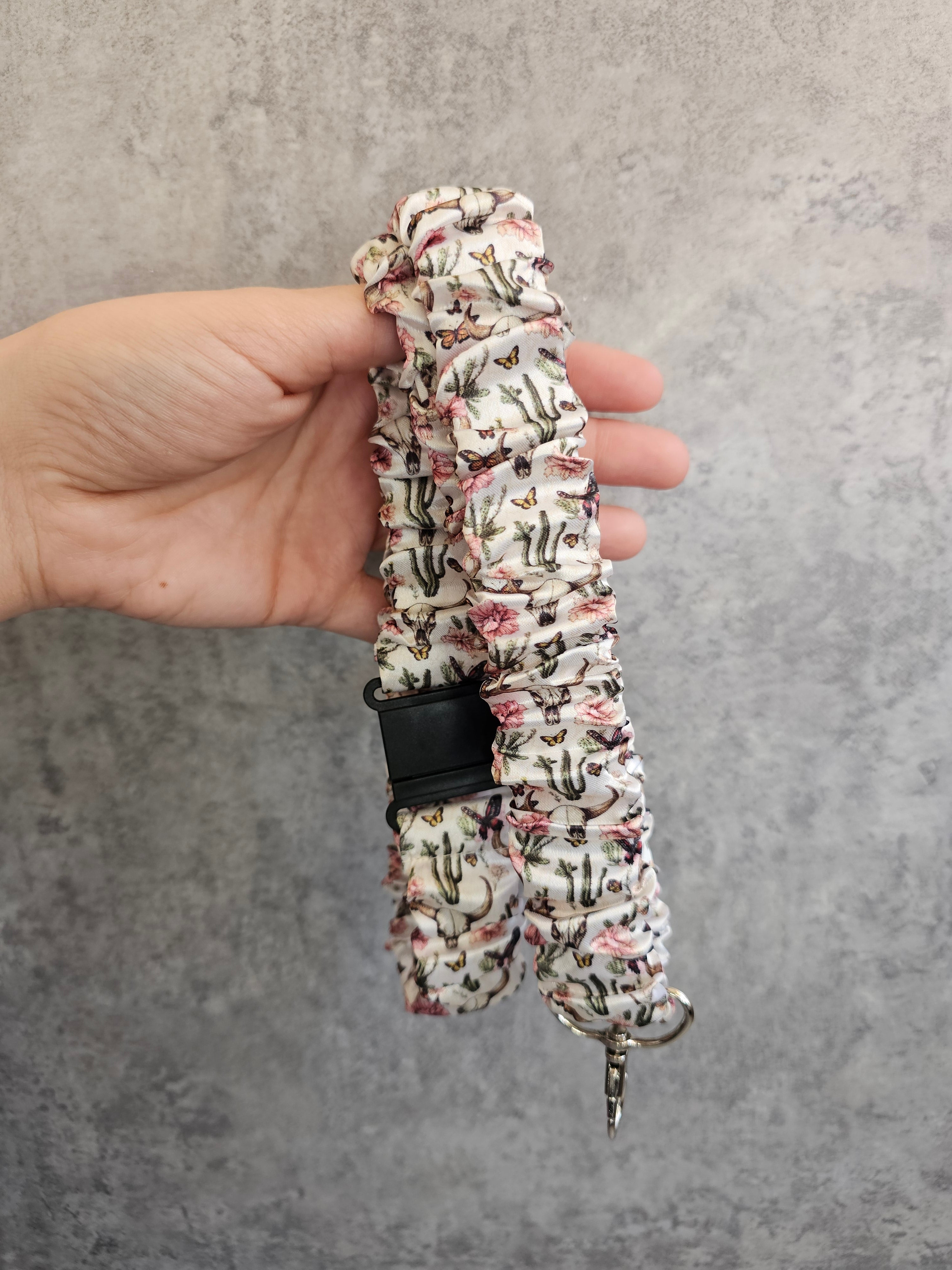 Vintage Western Scrunchie Lanyard