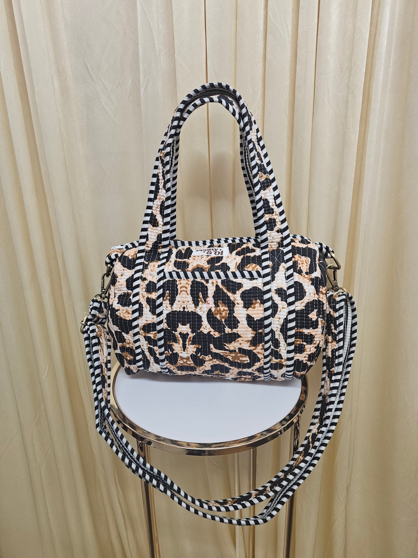 Leopard print collection, tote bags. Cotton tote bags all sizes.