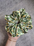 Lucky Clover XL Satin Hair Scrunchie