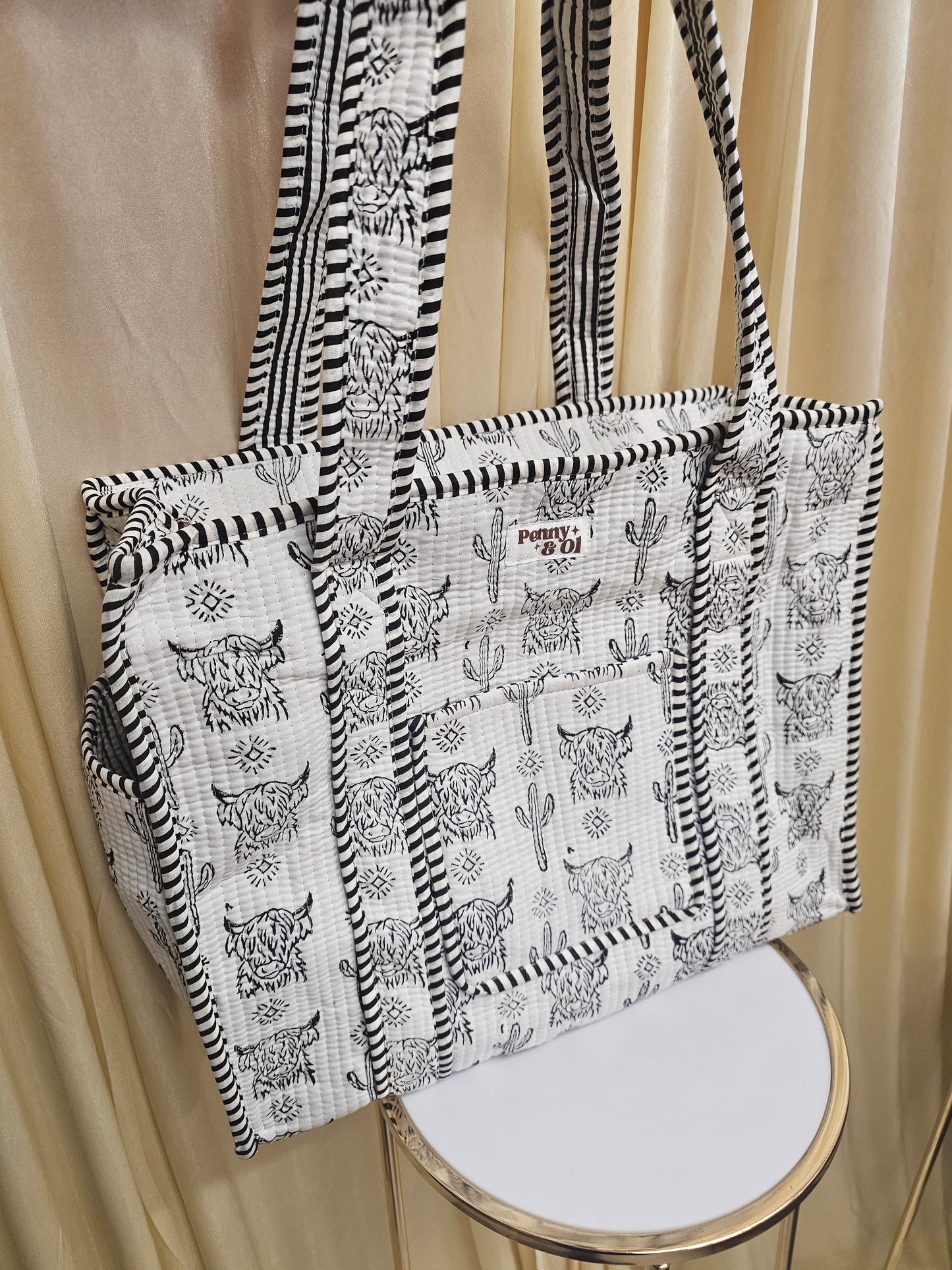 Highland Cow Collection tote bags. Cotton tote bags all sizes.