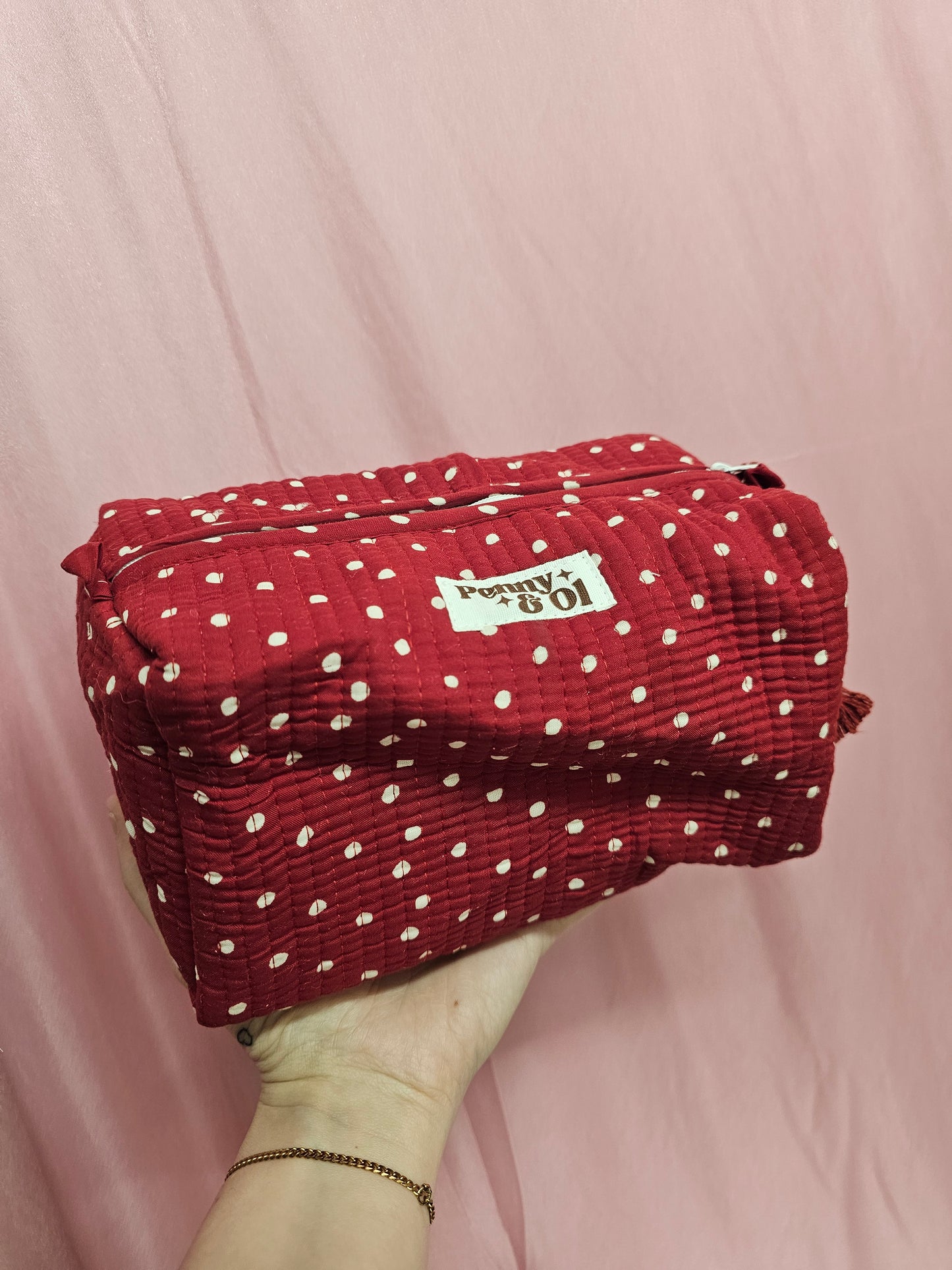 Red Polka Dot collection, tote bags. Cotton tote bags all sizes.