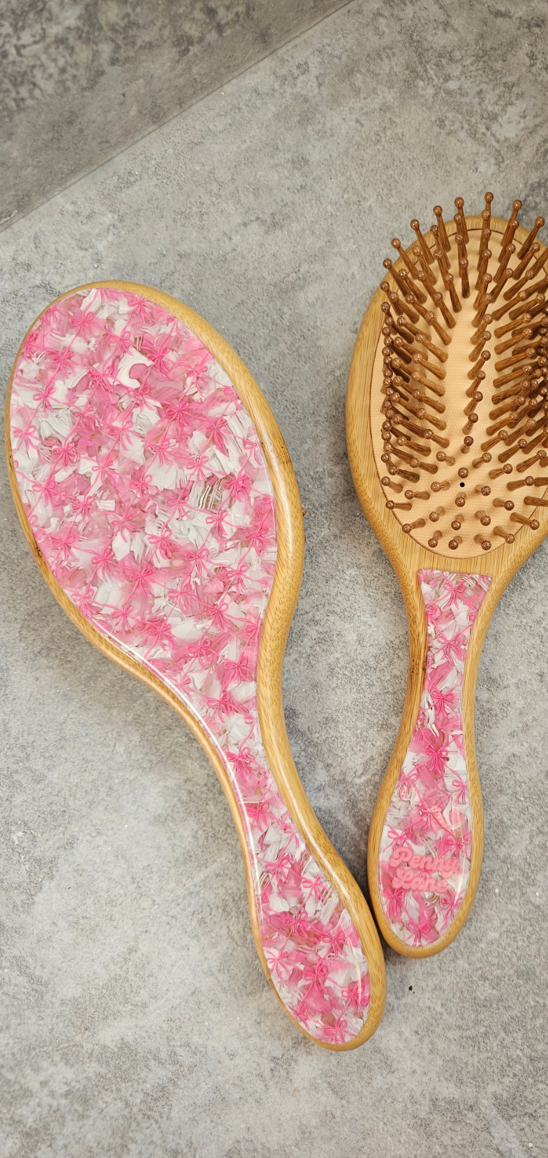 Hair Brush- Teddy Love, Twilight, Paddle Brush, Slick Back Boar Bristle