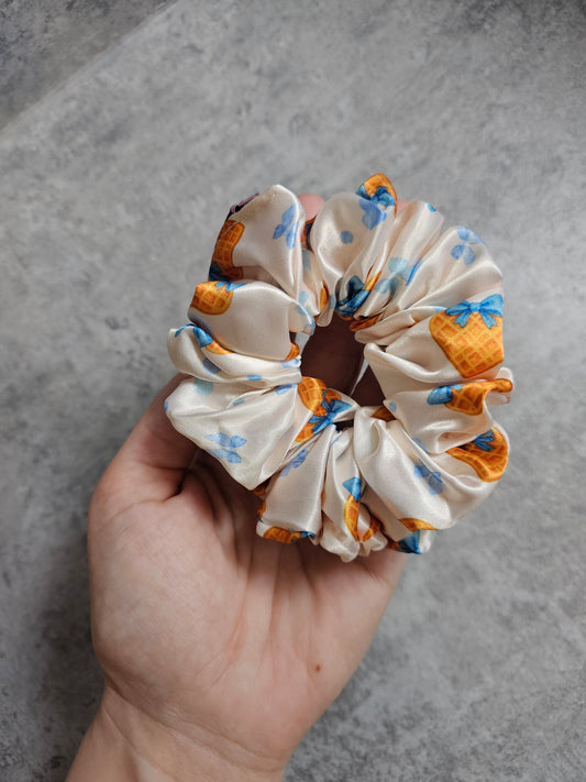 Sweet Waffles MIDI Satin Hair Scrunchie