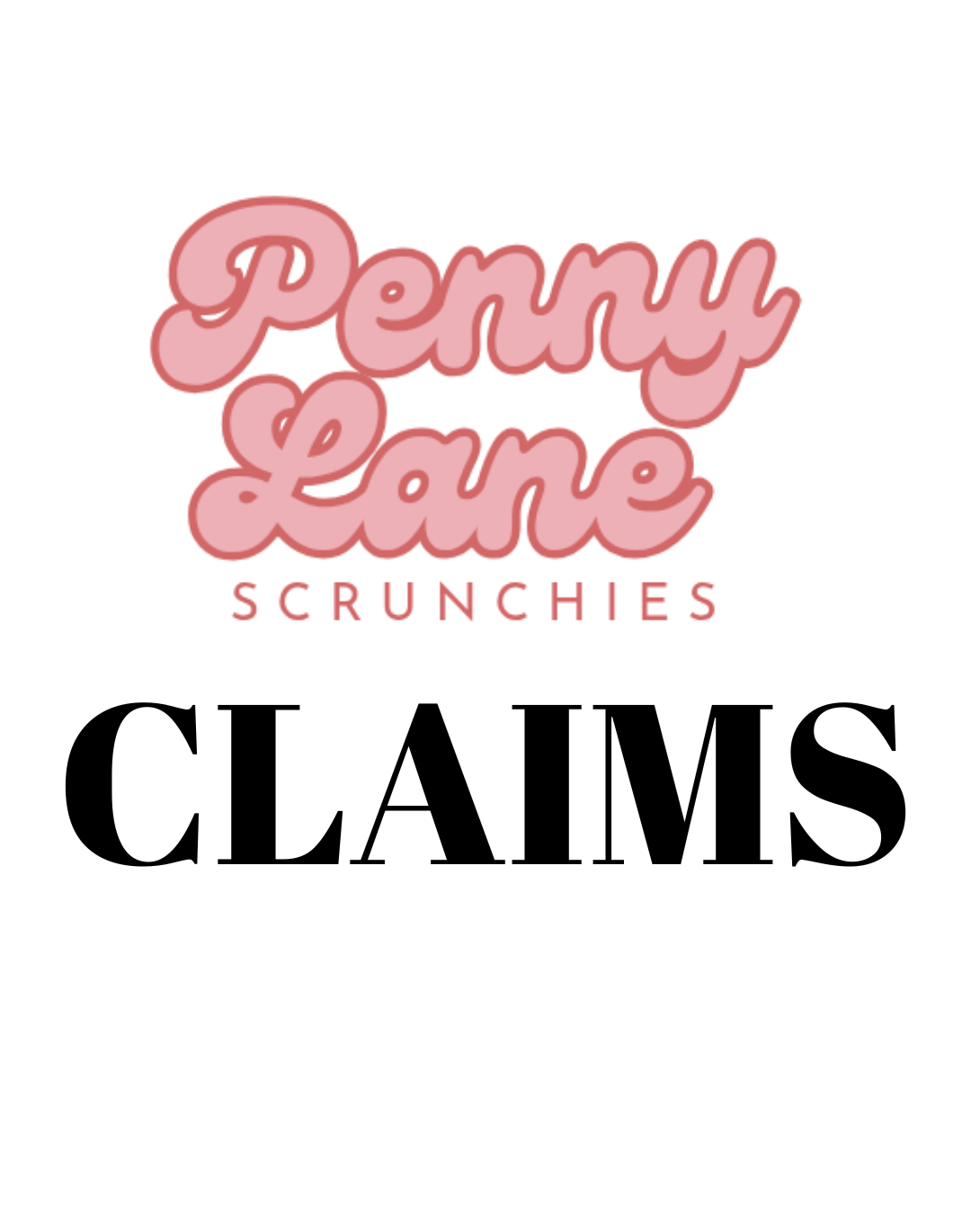 CLAIMS LISTING. NON RETURNABLE!!