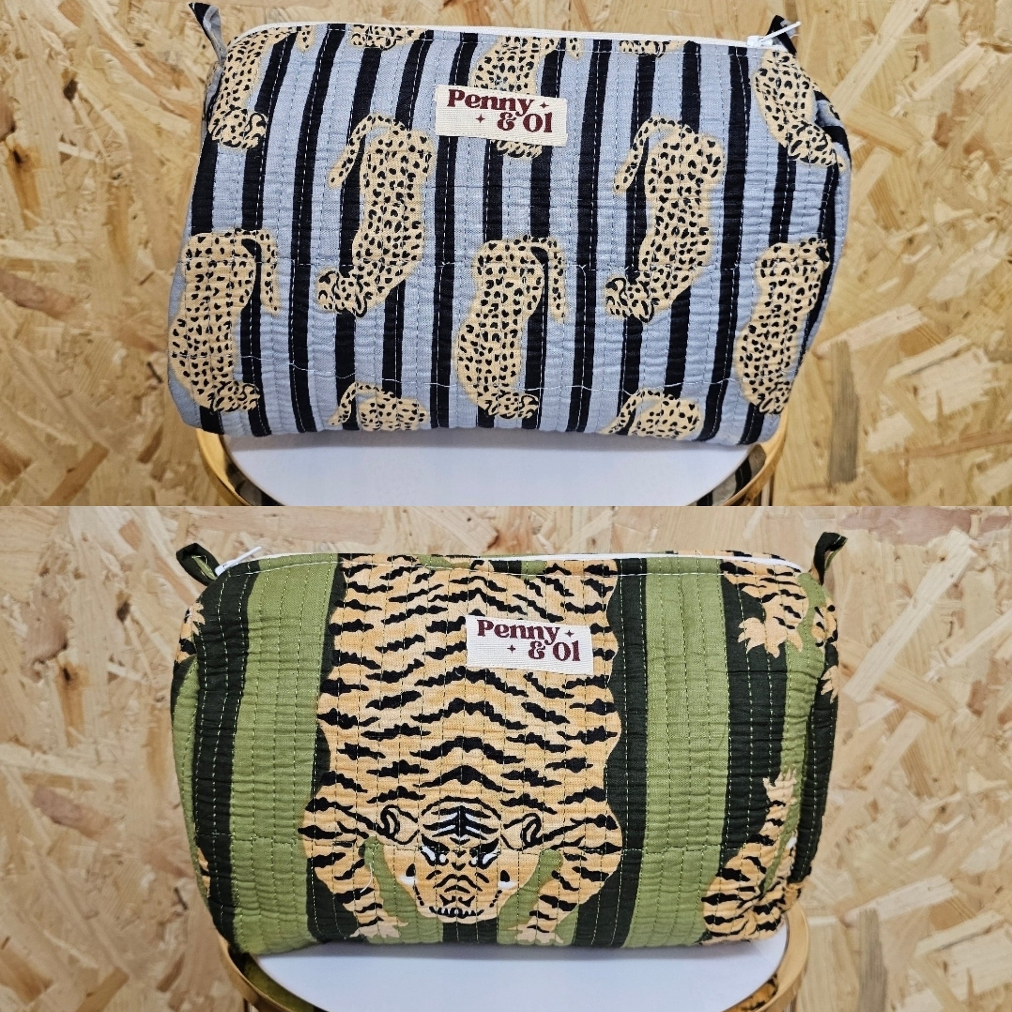 Waterproof Travel Zip Pouch - Penny & Ol - Tote Bag
