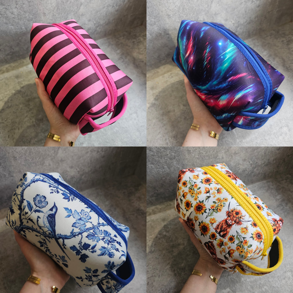 Wash Bag, Travel Bag, Square New in PLS neoprene wash bags